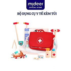 Bộ Dụng Cụ Y Tế Bằng Gỗ My First Medical Kit Mideer chho bé từ 3 tuổi