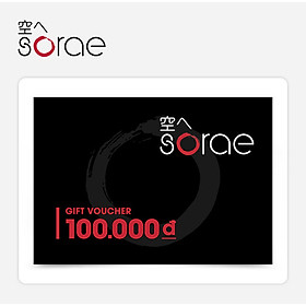 D1-Concepts - Phiếu Quà Tặng Sorae Sushi 100k
