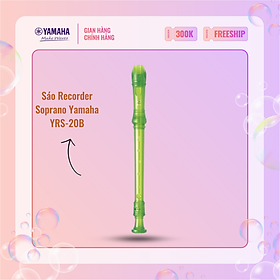 Sáo dọc Recorder Soprano Rainbow YAMAHA YRS-20BG kèm túi đựng - Tiêu chuẩn giáo dục quốc tế
