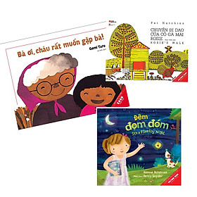 [Download Sách] Combo 3 cuốn Picturebook song ngữ: Chuyến đi dạo của cô gà mái Rosie + Đêm đom đóm + Bà ơi cháu rất muốn gặp bà