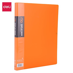 File Lá Văn Phòng Deli 60 Lá - Xanh Dương/Xanh Lá/Hồng/Vàng/Cam - 1 Chiếc - E5035