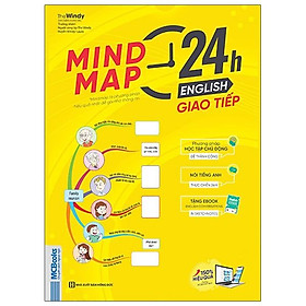 Sách Mind Map 24h English - Giao Tiếp
