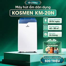 Mua Máy Hút Ẩm Dân Dụng Kosmen KM-20N - Thích Hợp Không Gian 80m2 - Hàng Chính Hãng Bảo Hành 24 Tháng