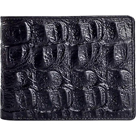 Ví Nam Vân Cá Sấu Huy Hoàng HT2117 (12.5 x 10 cm) - Đen