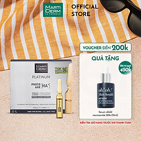 Ampoule 15% Vitamin C Nguyên Chất Chống Lão Hóa - MartiDerm Platinum Photo Age HA+  60ml