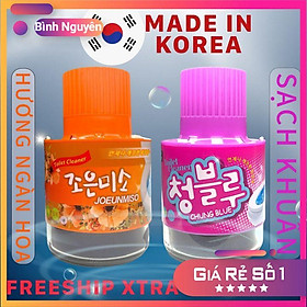 Mua Thả Bồn Cầu Khử Mùi Diệt Khuẩn - Chai Thả Bồn Cầu Hương Hoa Hàn Quốc Chính Hãng Chung Blue Joeunmiso 180gr