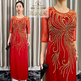 Áo dài mẹ kim sa cao cấp_duy chinh_ADM0001