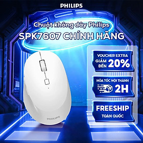 Chuột bluetooth Philips SPK7607 - Hàng chính hãng - Màu Đen