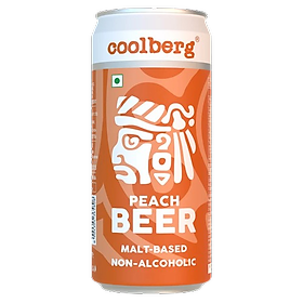 Coolberg nước trái cây vị đào nước uống có ga Coolberg Peach Non Alcoholic 300ml