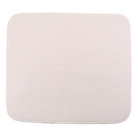 Microfiber Dish Drying Mat for Kitchen Counter Absorbent Drying Pad Dish Drainer Mat, Dining Table Mats 40.5x45.5cm