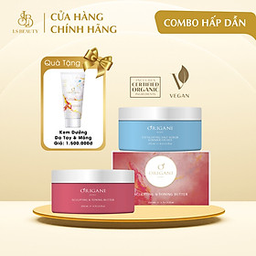 Combo Tẩy Tế Bào Chết Và Dưỡng Thể - Origani Bodycare Exfoliating Salt Scrub Summer Lychee + Origani Whipped Body Butter Pure Tranquility Có Chứng Nhận Hữu Cơ - Làm Sạch Da, Làn da lập tức được nuôi dưỡng sáng rạng rỡ.
