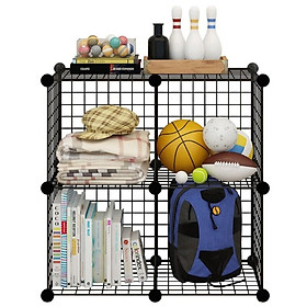 Mua Tủ lưới thép lắp ghép đa năng 4 ô (76x76x37cm)