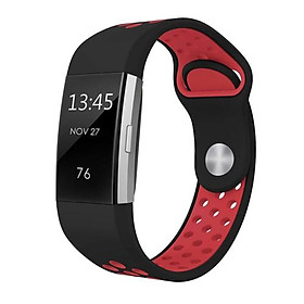 Dây Đeo Thay Thế Vòng Tay Thể Thao Silicone Mềm Cho Fitbit Charge 2