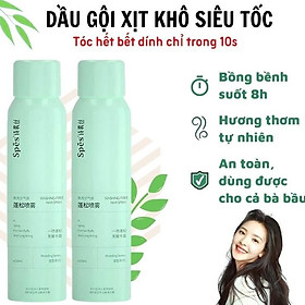 Xịt Gội Đầu Khô 3 Tầng Hương Thơm Siêu Hot Nội Địa Trung, Giúp Tóc Khô Ráo, Bồng