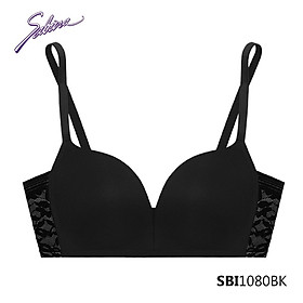 Áo Lót Mút Dày Tạo Khe Chữ V Không Gọng Màu Đen Mordern V Wireless By Sabina SBI1080BK