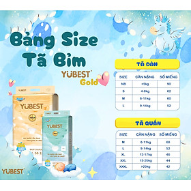 Ta quan yubest angel size xxl 52 mieng 15-17kg