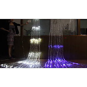 Mua BỘ ĐÈN NHÁY MÀNH 8 CHẾ ĐỘ NHÁY  DÀI 5M 10 SỢI  TRANG TRÍ LỄ TẾT