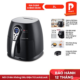 Nồi Chiên Không Dầu Lock&Lock EJF276 (3.0 Lít) - Hàng Chính Hãng