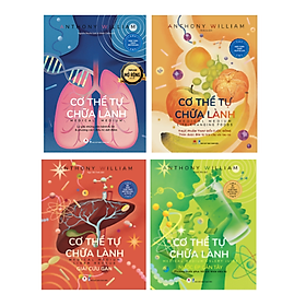 Combo 4 cuốn: Cơ Thể Tự Chữa Lành - Cuốn 1 mở rộng/Thực Phẩm Thay Đổi Cuộc Sống/Giải Cứu Gan/Nước Ép Cần Tây