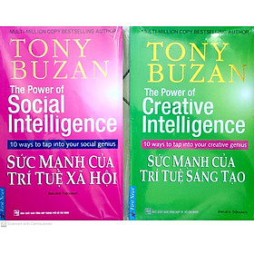 Combo Tony Buzan : 2 Quyển Sức mạnh của trí tuệ sáng tạo + Sức mạnh của trí tuệ xã hội