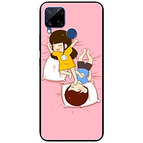 Ốp lưng dành cho Realme C15 mẫu Couple Ngủ