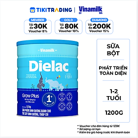 Sữa Non Vinamilk Dielac Grow Plus 1+ HT 1400g (Sữa bột cho trẻ từ 1 - 2 tuổi)