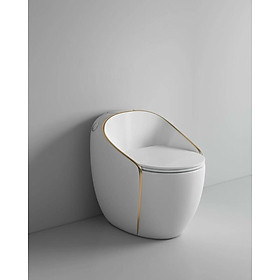 Mua BỒN CẦU TRỨNG TRẮNG CHỈ VÀNG