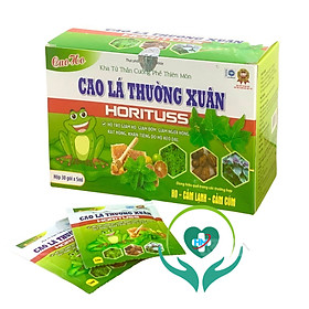 Sirô ho CAO LÁ THƯỜNG XUÂN HORITUSS Hộp 30 gói Giảm ho, viêm họng, giảm đờm