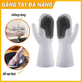 Mua Găng Tay Rửa Bát Tạo Bọt M-06 MẪU MỚI