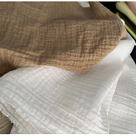 Vải Xô Muslin 2 lớp các tone màu nhẹ nhàng - siêu cưng - 100% cotton dịu nhẹ và an toàn cho làn da nhạy cảm