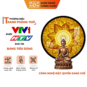 Mua Đèn Hào Quang Phật In Tranh Trúc Chỉ DECORNOW 30 40 cm  Trang Trí Ban Thờ  Hào Quang Trúc Chỉ MANDALA DCN-TC20