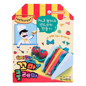 Hộp Đất Sét Học Tập Nhẹ 4 Màu DonerLand LA02028 (32g)