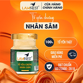 Tổ yến chưng nhân sâm - Yến sào Lamnest 4gram yến tươi nguyên chất