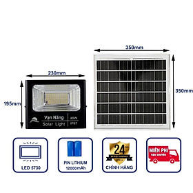 Đèn năng lượng mặt trời Vạn Năng Solar 40w