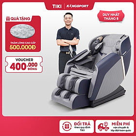 CÒN HÀNG MIỀN BẮC| Ghế massage KINGSPORT G83 hệ thống con lăn hiện đại, con lăn lòng bàn chân 3 cấp độ, nhiệt hồng ngoại kép