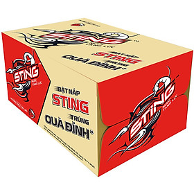 Thùng 24 Chai Sting Đỏ Dâu (330ml / Chai)