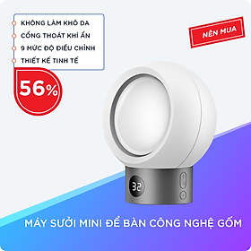 Máy Sưởi Mini Để Bàn Công Nghệ Gốm Với Cổng Thoát Khí Ẩn Cảm Biến Nhiệt Độ, 9 Mức Độ Điều Chỉnh