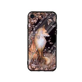 Ốp Lưng Kính Cường Lực Cho Điện Thoại Iphone 7/8 - Fox 06