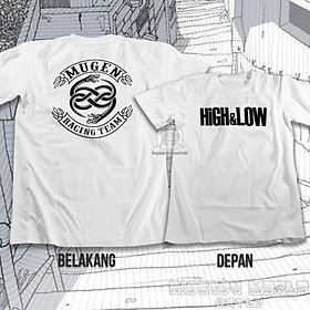 Áo thun HIGH N LOW MUGEN RACING TEAM Baju Distro Anime Jepang Japanese Tshirt