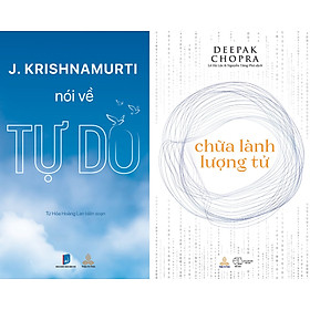 Hình ảnh Combo sách Krishnamurti Nói Về Tự Do và Chữa lành Lượng Tử