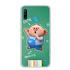 Ốp điện thoại Huawei P30 Lite - Silicon dẻo - 0119 PIG20 - Hàng Chính Hãng