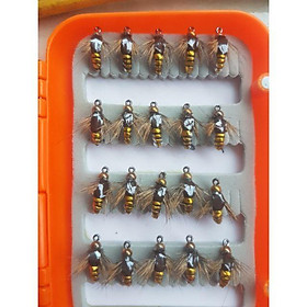 Mồi côn trùng giả ong, ruồi 3D chuyên câu lure siêu nhậy - Top1VN