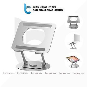 Stand/ Đế Nhôm Cho Macbook Xoay WIWU S800 Pro - Hàng Chính Hãng