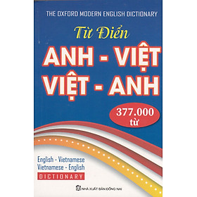 Hình ảnh sách Từ Điển Anh Việt Việt Anh (377.000 từ) _CM