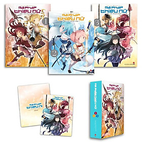 Boxset ma pháp thiếu nữ madoka magica - một câu chuyện khác - tặng kèm mini clear file