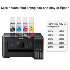 Mực in 4 màu 003 cho máy in Epson L1110/ L3110/ L3150/ L4150/ L1110 Hàng nhập khẩu