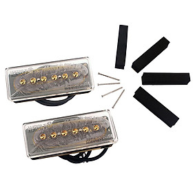 Humbucker Pickups Alnico V Soap Bar P90 w/ Screw Cushion for Electric guitar