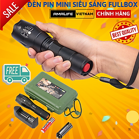 Mua Đèn Pin Mini Siêu Sáng XML T6 Amalife - Chính Hãng
