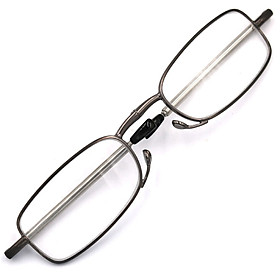 Mắt kính lão gọng xếp màu xám từ 1 độ đến 4 độ, mắt kính viễn, mắt kính rút, mắt kính gấp