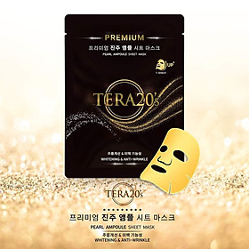 Mặt nạ dưỡng da tinh chất Ngọc Trai dòng Premium Cao Cấp TERA20's Hàn Quốc